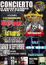 II Aniv. Viva el Punk: Subestimados + Zurakapote + Resabiados + Meinhof + Kostramorfosis