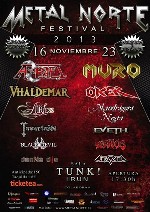 Metal Norte Festival: Muro + Oker + Mandragora Negra + Eveth + Ethos + Unbound