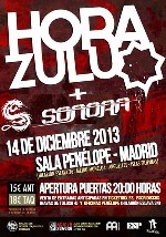 Hora Zulu + Sonora en Madrid (Diciembre de 2013)