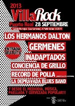 VillaRock 2013: Los Hermanos Dalton + Germenes + Inadaptados + Conciencia de Grillo + Record de Polla + La Depravada Blues Band