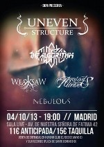 Uneven Structure + The Algorithm + Weaksaw + Against the Waves + Nebulous