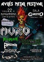AvilÃ©s Metal Festival: Muro + Human + Pandemia + Soldier + Westhia