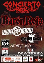 Baron Rojo + Under Proud + Atomgrado + Pon un Kachi