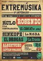 Extremusica: Rulo y la Contrabanda + Rosendo + El Drogas + Sinkope + Albertucho