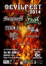 DevilFest: Morphium + Doomination + Perfect Lies + Tanatori + Khaos Origin + Objetivo Tu Cama + L.O.W.