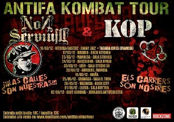 Antifa Kombat Tour con KOP y Non Servium