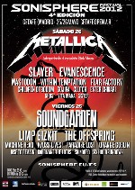 Horarios y cambio de recinto para el Sonisphere