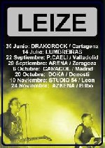 Más fechas en la gira de Leize