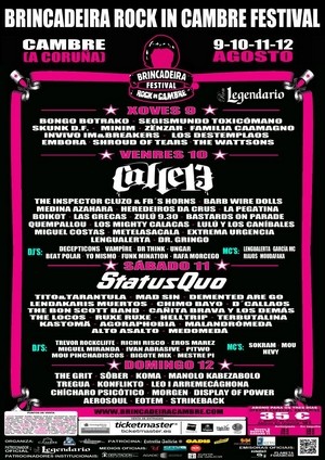 Cartel definitivo del Brincadeira