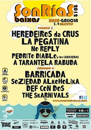 Cartel completo del SonRÃ­as Baixas 2012