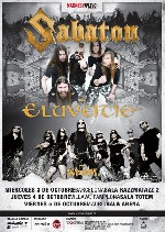 Sabaton: Cambio de sala en Madrid