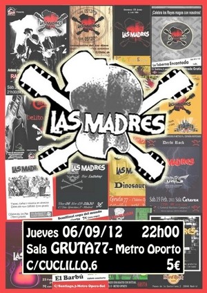 Hoy concierto de Las Madres en Madrid