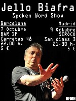 Jello Biafra spoken word show