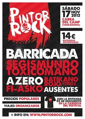Ganadores del sorteo del Pintor Rock