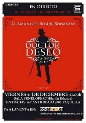 Doctor Deseo darán su Ãºltimo concierto en Madrid hasta 2014