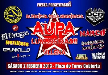Horarios de la fiesta de presentaci&oacute;n del Aupa Lumbreiras!!