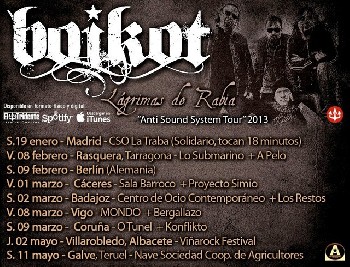 ContinÃºa el Anti Sound System Tour de Boikot