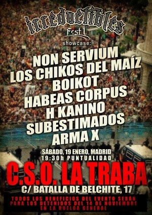 Comunicado de la organización del Irreductibles Fest