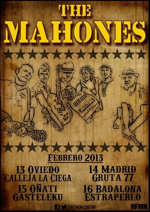 Cambio de sala de The Mahones en Oviedo