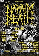 Hoy comienza la gira de Napalm Death