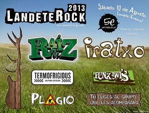 LandeteRock: cartel y concurso de bandas