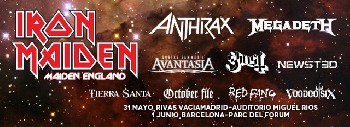 Megadeth, Anthrax y Newsted cierran el Sonisphere 2013