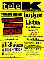 Cambio de sala del concierto de apoyo a Tele K