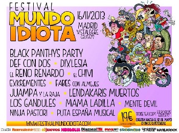 Cartel completo del Mundo Idiota 2013