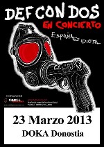 Suspendido Def Con Dos en Donostia