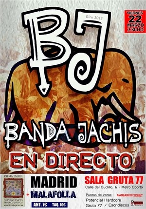 Banda Jachis vuelven a Madrid