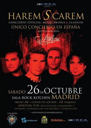 Harem Scarem vendrán en octubre