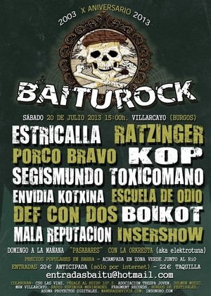 Cartel del Baitu Rock 2013