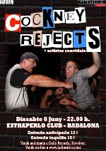Cockney Rejects: Ãºnica fecha en el Estado