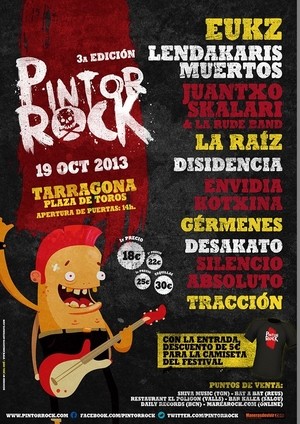 Sorteamos dos entradas para el Pintor Rock