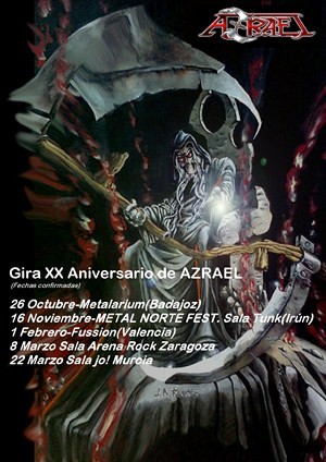 Azrael: fechas de la gira XX aniversario