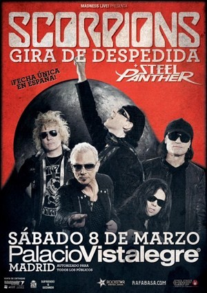 Scorpions vendrán a Madrid en marzo
