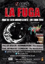 La Fuga tocará en Londres y Edimburgo
