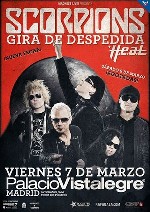 Scorpions: nueva fecha en Madrid