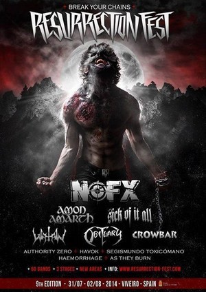 Amon Amarth, Sick of it All y Watain al Resurrection Fest 2014