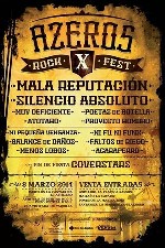 Cartel de Azero's Rock 2014