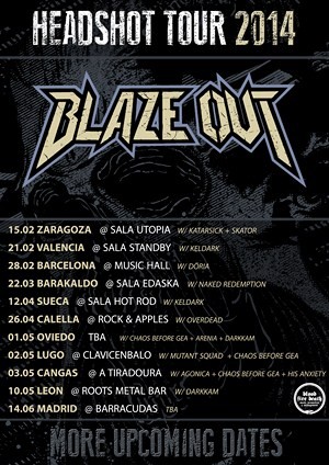 Comienza la gira de Blaze Out