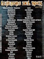 Cartel completo del Leyendas del Rock 2014