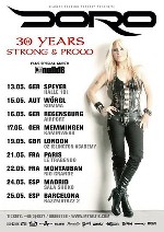 Doro: Madrid y Barcelona en mayo