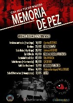 Memoria de Pez: nuevas fechas