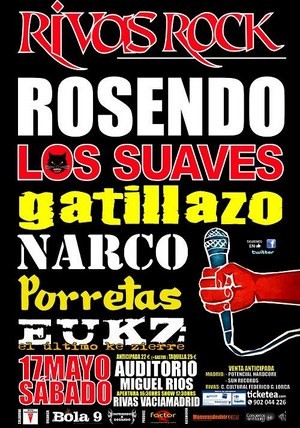 Cartel del festival Rivas Rock