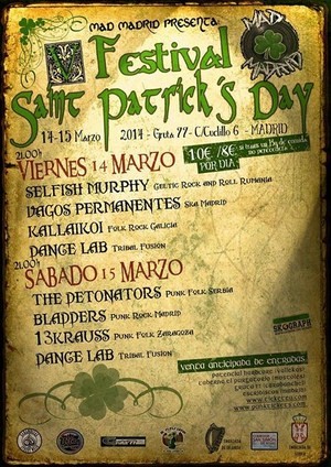 Sorteamos 2 entradas para el St. Patrick's Day