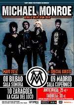 Michael Monroe vuelve en mayo