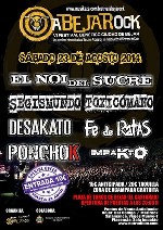 Cartel completo del festival Abejarock 2014